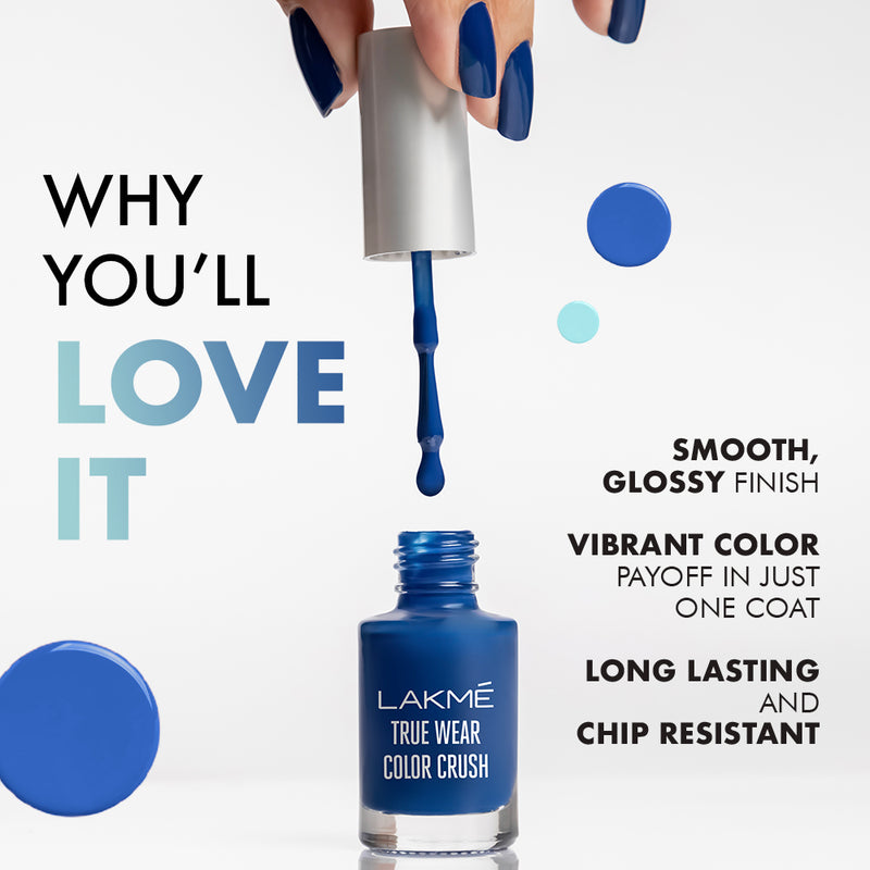 Buy Lakme True Wear Color Crush Nail Color Online at Best Price of Rs 180 -  bigbasket
